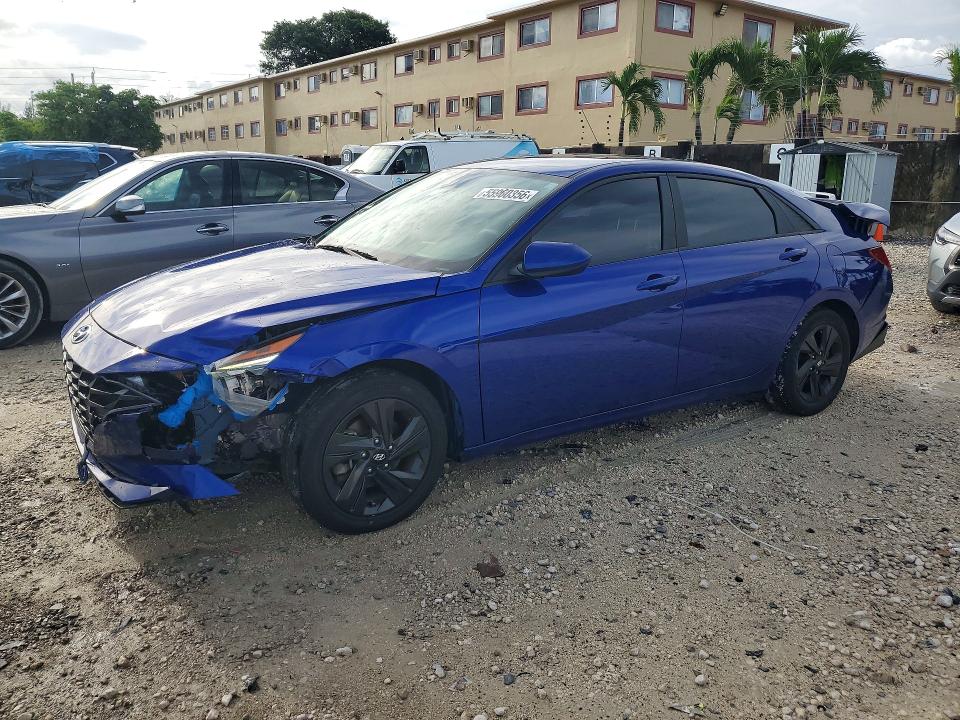2022 HYUNDAI ELANTRA BLUE - 1