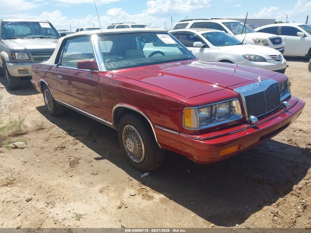 1986 CHRYSLER LEBARON - 1