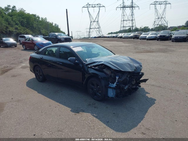 2023 HYUNDAI ELANTRA HYBRID BLUE - 1