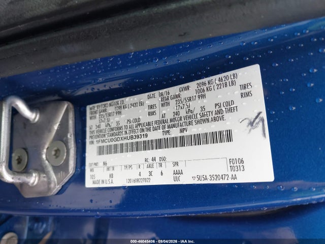 2017 FORD ESCAPE SE - 1
