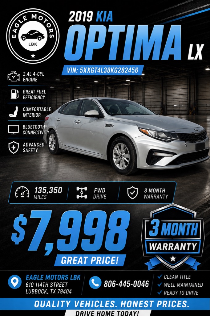 2019 KIA OPTIMA LX - 1
