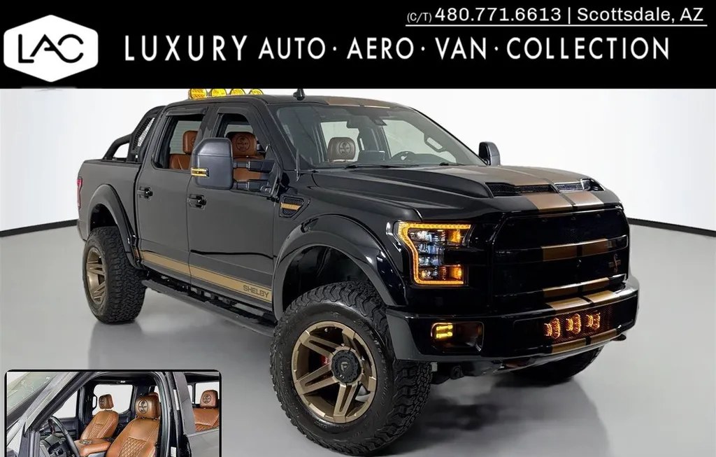2017 FORD F-150 LARIAT CREW CAB SHORT BED - 1